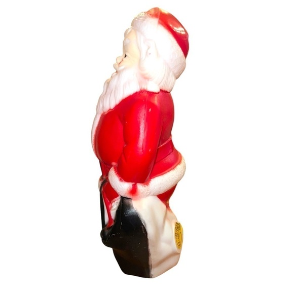 Vintage Empire Plastic Corp. Santa Claus - 1968 Blow Mold 13" - Picture 6 of 13